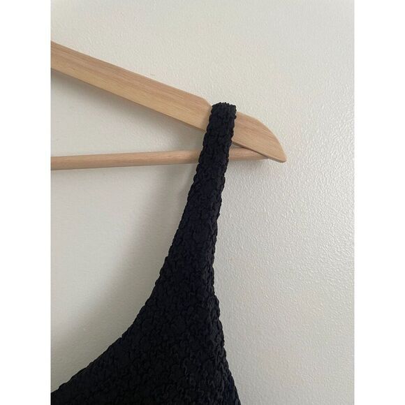 Andie x Mindy The Amor Bikini Top Womens XL Black Textured Beach Swimwear Beach - Picture 4 of 10